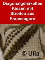 Häkelkissen, gehäkeltes Kissen