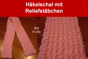 gehäkelter Schal, Häkelschal