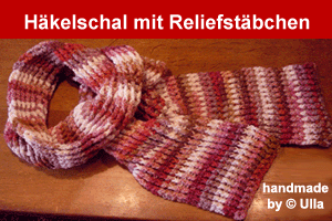 gehäkelter Schal, Häkelschal
